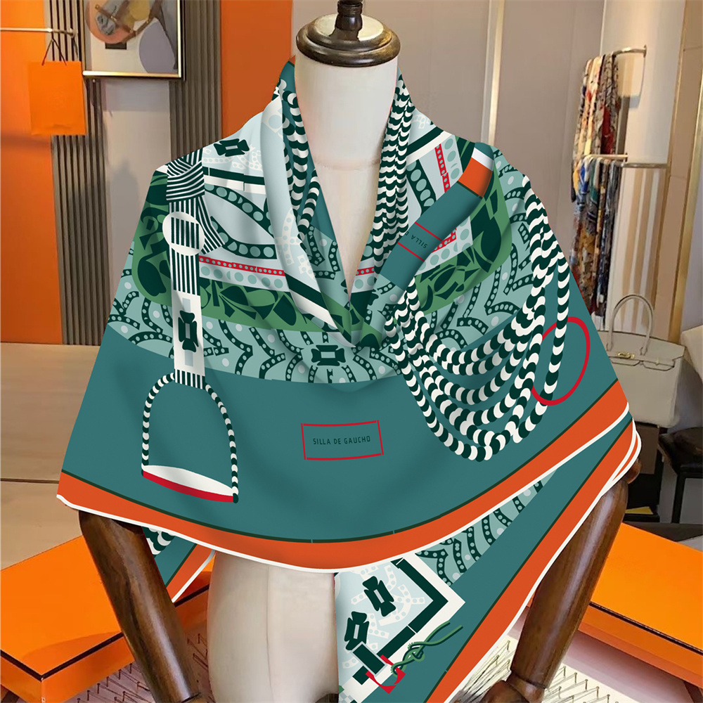 Cashmere Scarf - Lenço de caxemira de seda feminino