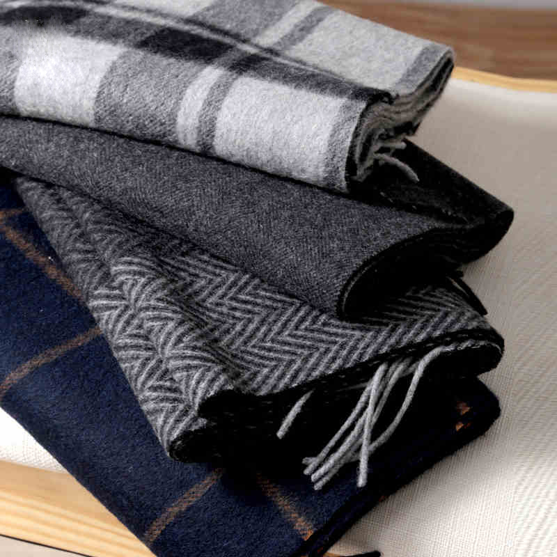 Cashmere Scarf - Pashmina cachecol masculino tira de inverno