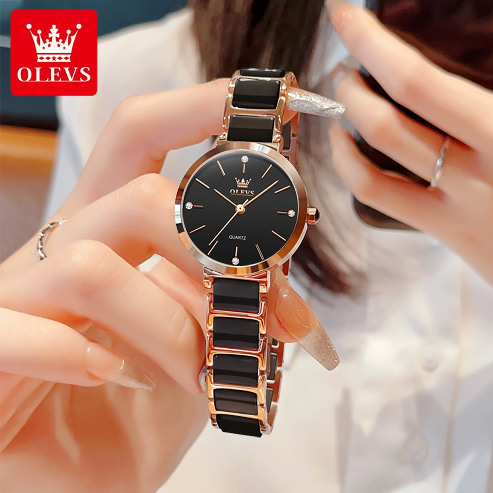 Olevs relógio feminino 5877 lu - Luxury Gift Set avaliação e preço