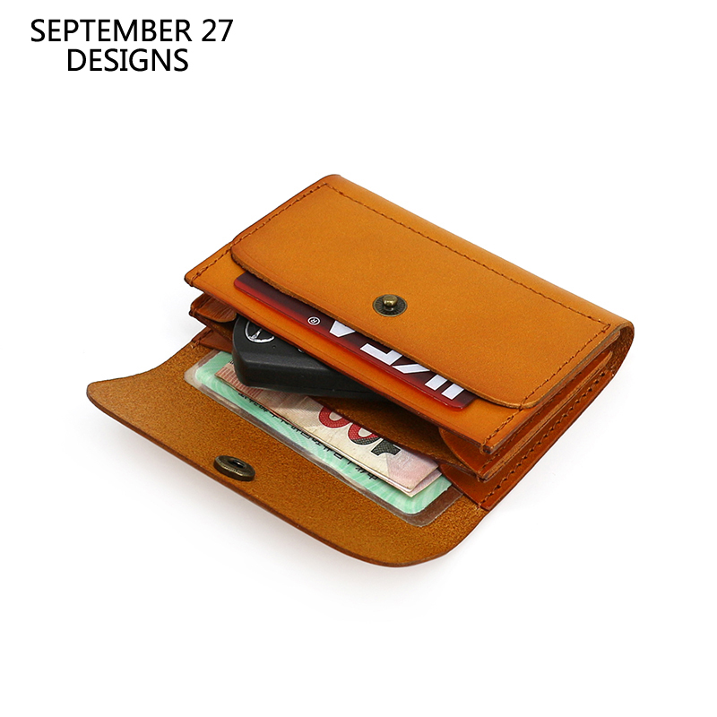 Mini Bolsa de Cintura de Couro - Leather Wallet Men avaliação e preço