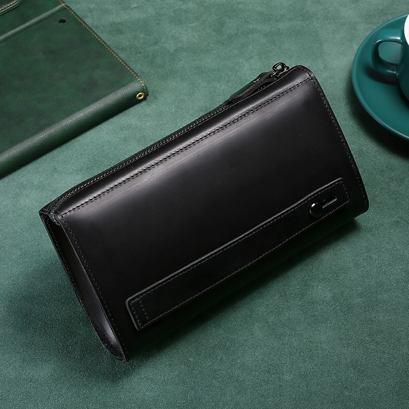 Carteiras masculinas longas de - Leather Wallet Men avaliação e preço