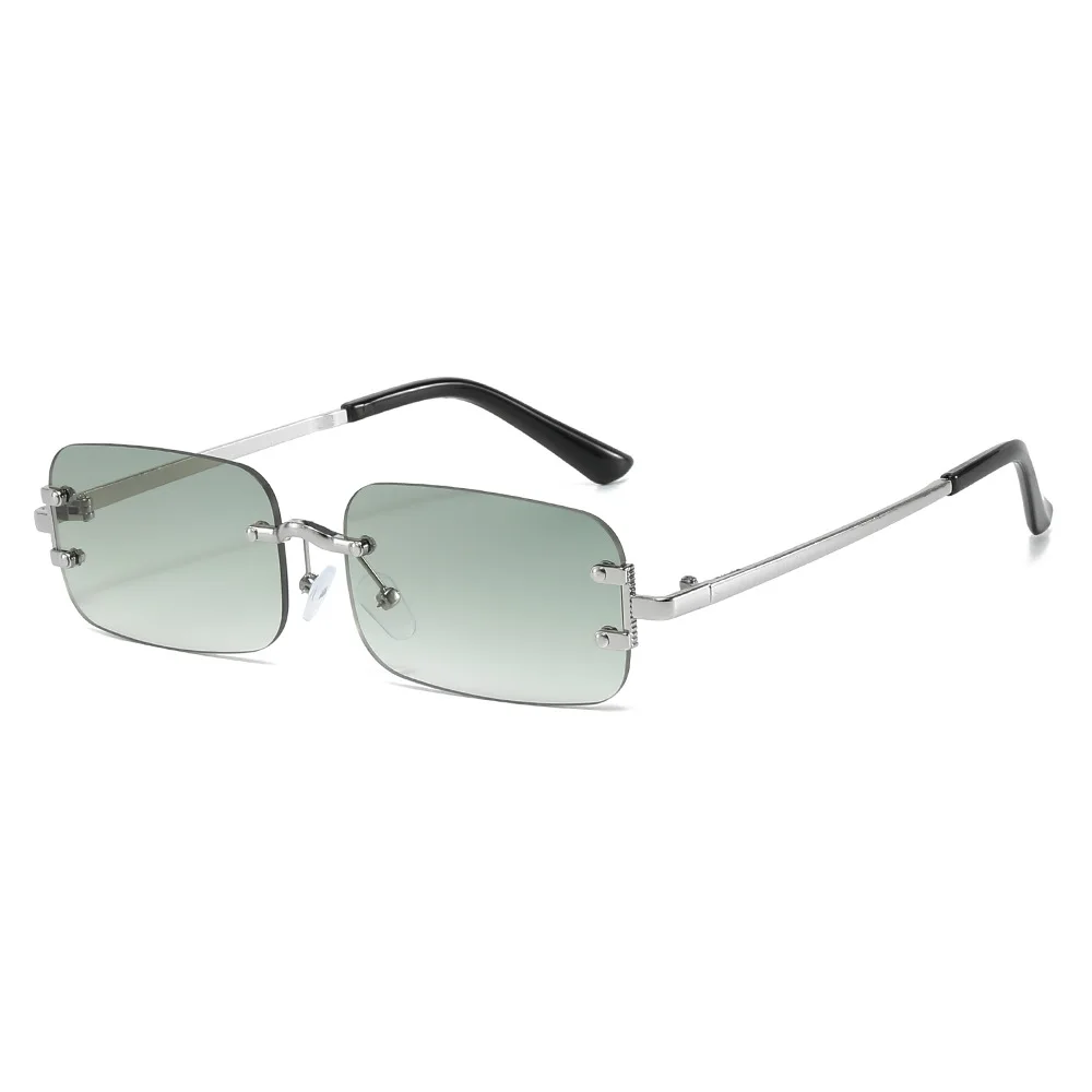 Óculos de sol quadrados sem ar - Designer Sunglasses avaliação e preço