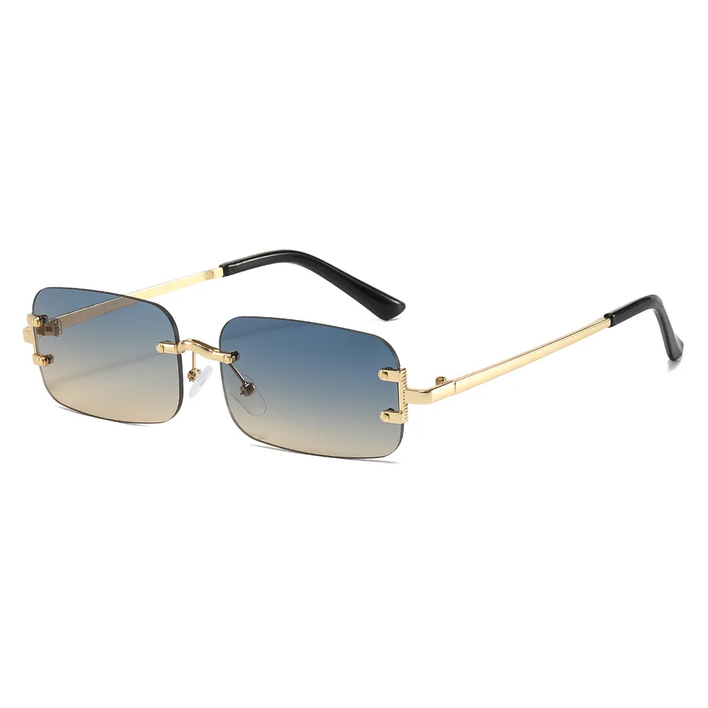 Óculos de sol quadrados sem ar - Designer Sunglasses avaliação e preço