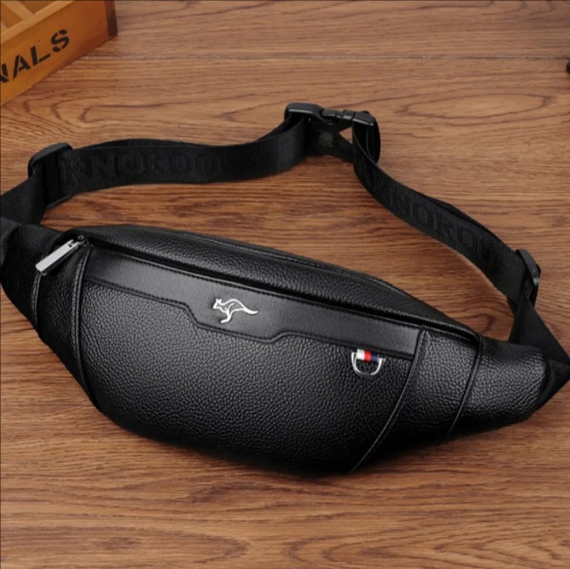 Bolsa de Cintura de Couro para - Leather Wallet Men avaliação e preço