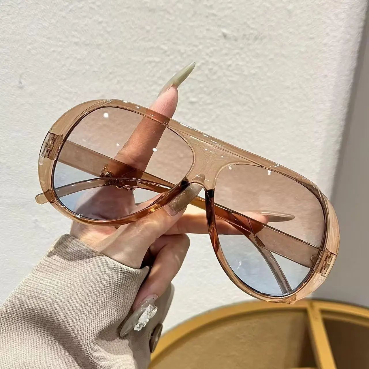Óculos de Sol Oversized Femini - Sunglasses Uv400 avaliação e preço