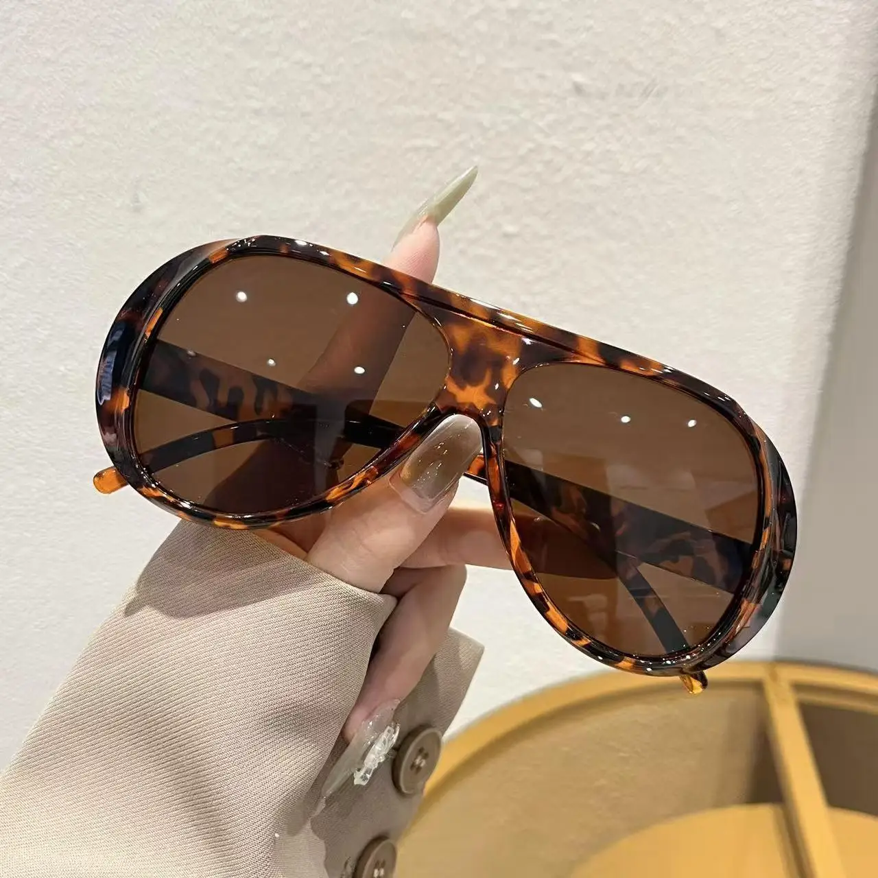 Óculos de Sol Oversized Femini - Sunglasses Uv400 avaliação e preço