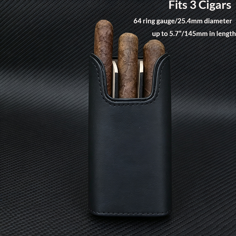 Estojo de Charutos Grande em C - Premium Cigar Case avaliação e preço