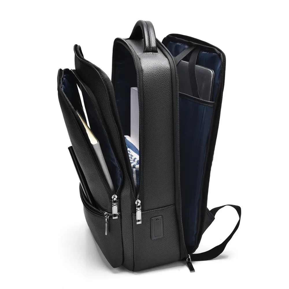 Mochila masculina de couro pu  - Leather Briefcase avaliação e preço