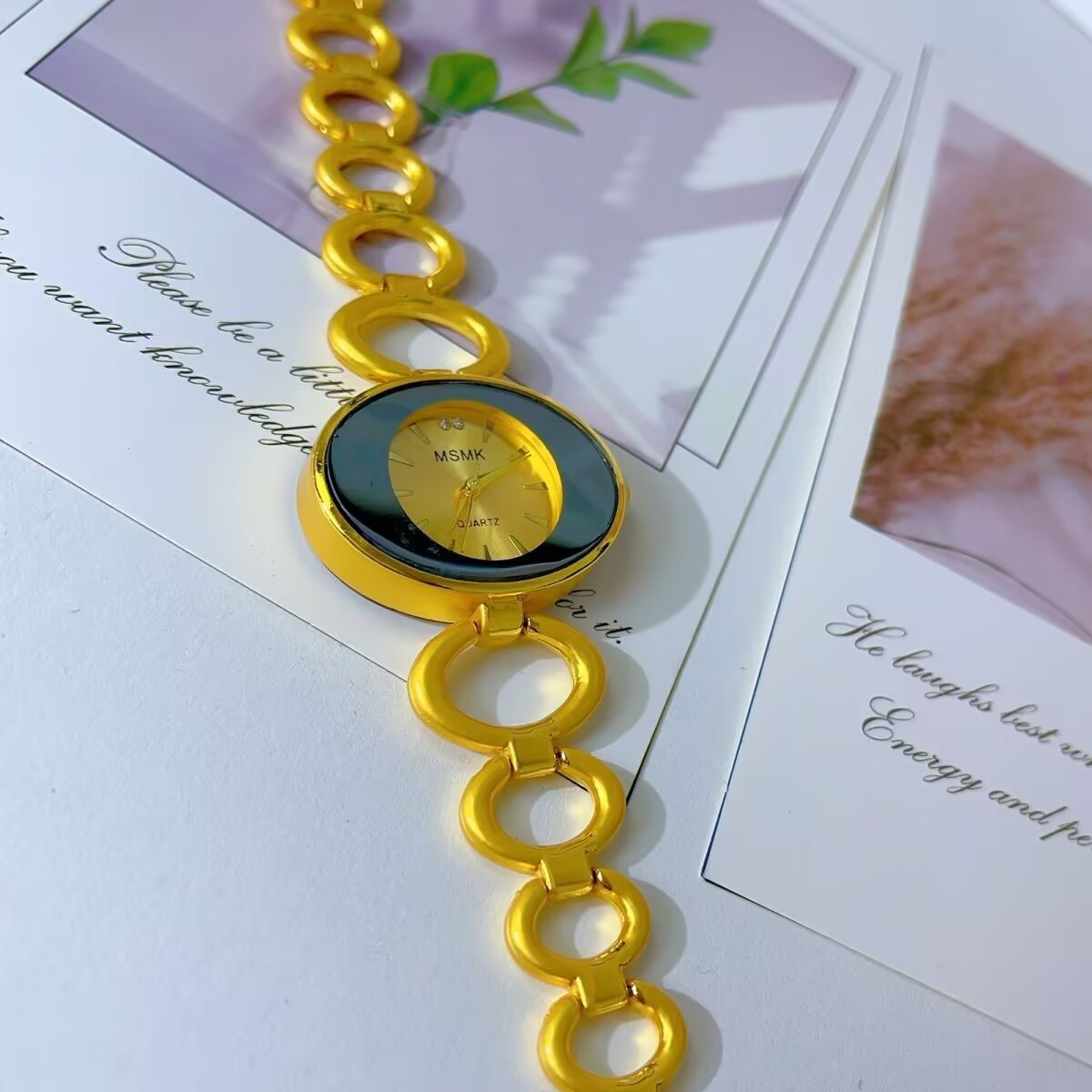 Novo relógio americano banhado - Gold Plated Jewelry avaliação e preço