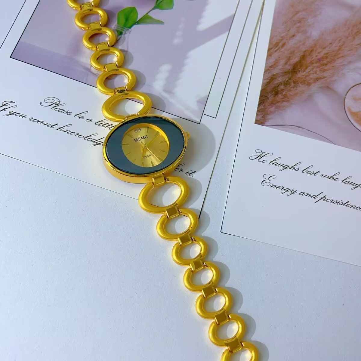 Novo relógio americano banhado - Gold Plated Jewelry avaliação e preço
